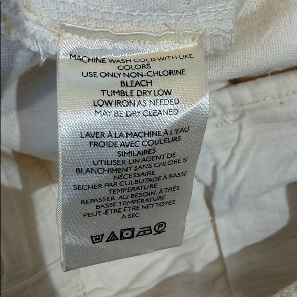 Free People Skyrider Relaxed Fit Pant Size S Cream Color NWOT - Picture 10 of 11